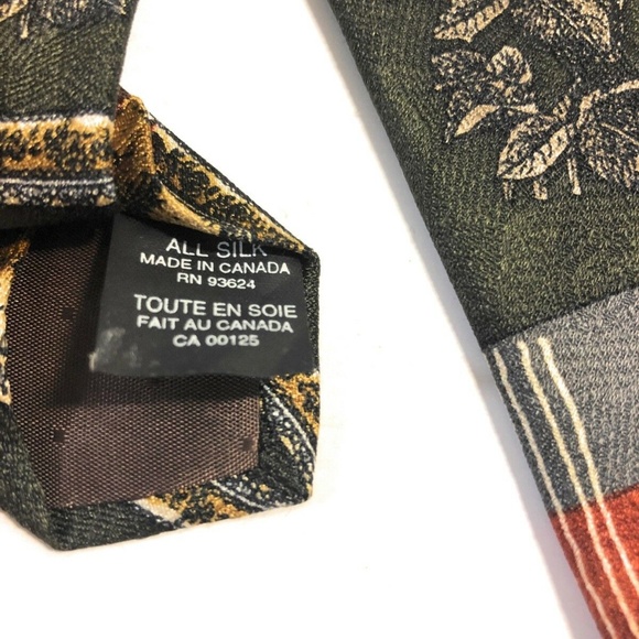 JEFFREY BANKS Mens Tie SILK MENS NECK TIE Multi Pa - Picture 4 of 7